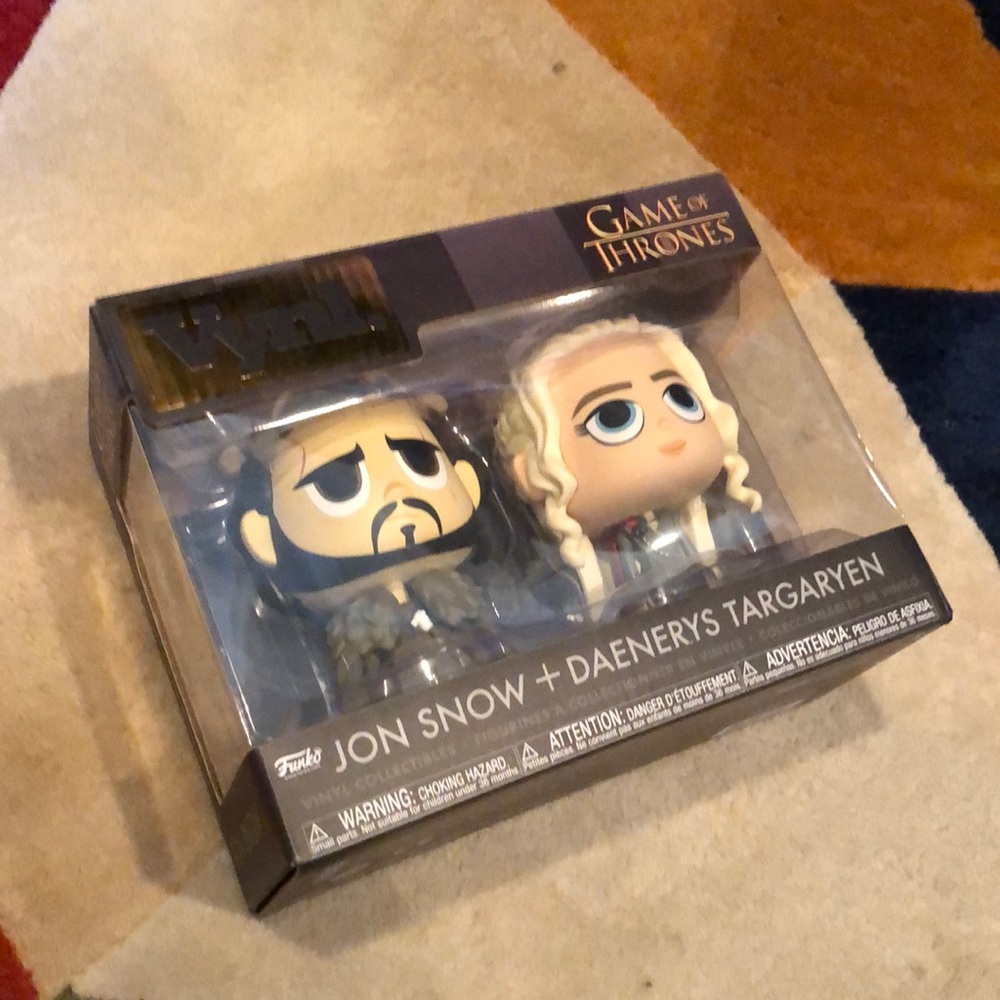 Vynl Jon Snow & Daenerys Targaryen Figures/New